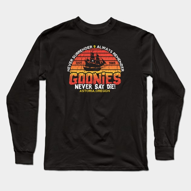 Never Surrender Long Sleeve T-Shirt by Zone31Designs